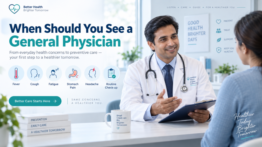 When Should You See a General Physician
