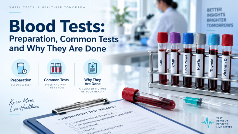 Blood Tests: Preparation, Common Tests and Why They Are Done
